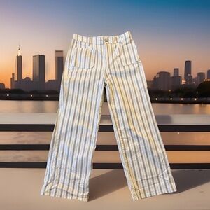 OAT New York Women’s Size  8/29 Wide Leg High Rise Pants. Multicolor.